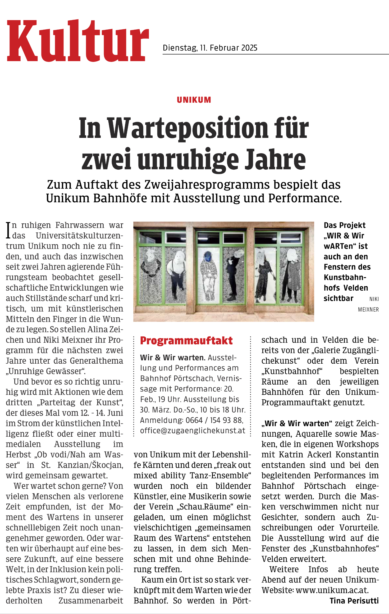 Pressebericht Kleine Zeitung, 11.2.2025